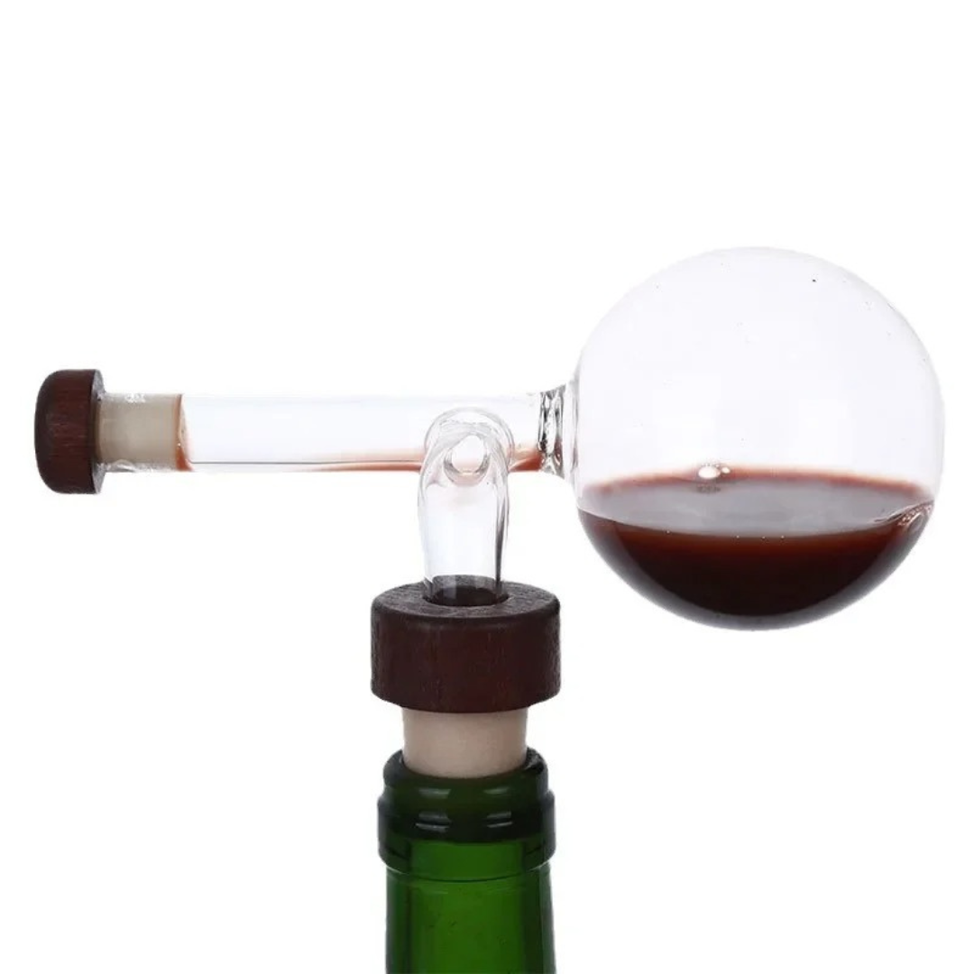 Aerador de Vinho Tinto em Vidro