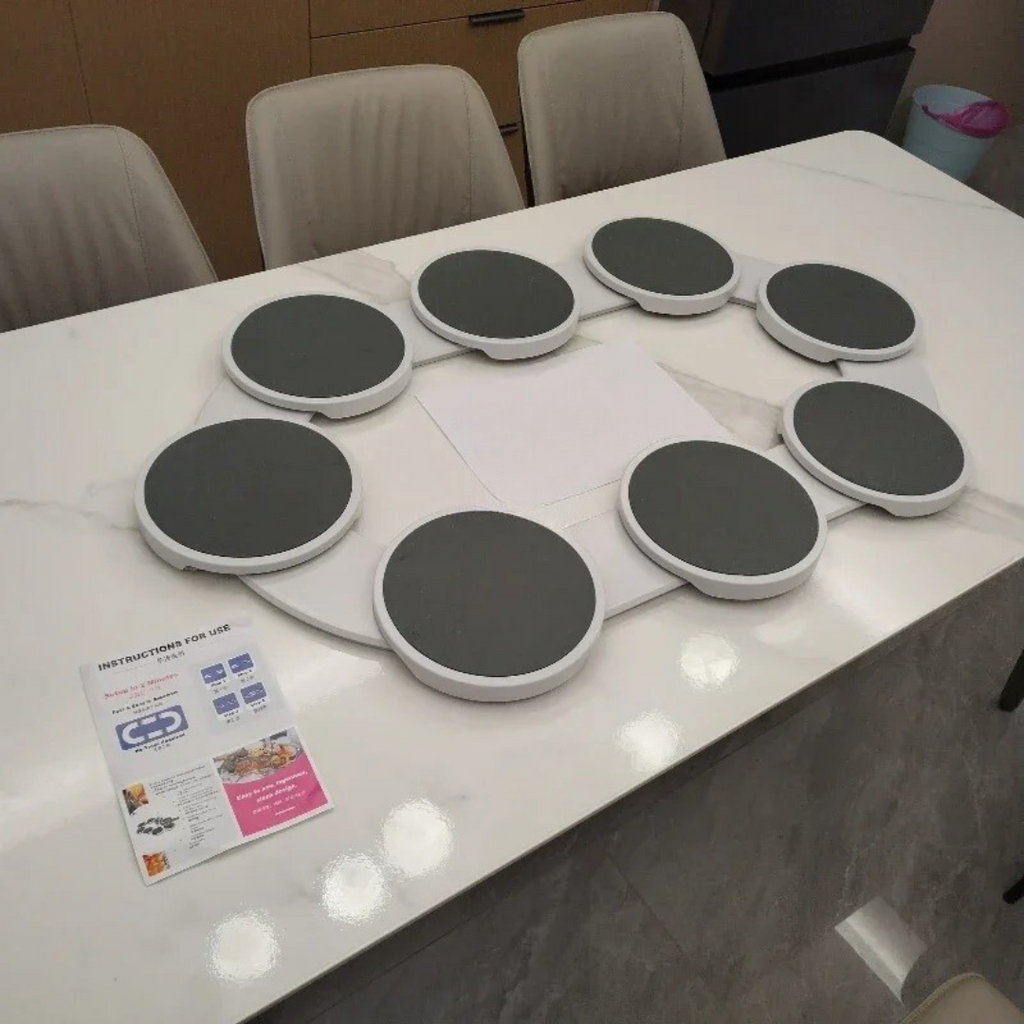 Bandeja Giratória de Mesa de Jantar para Servir Alimentos