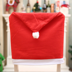 Capa para Cadeira de Natal Chapéu de Papai Noel