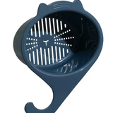 Cesta de Drenagem para Pia em Forma de Gato Organizador Multifuncional para Cozinha