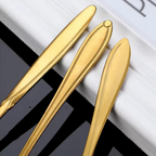 Conjunto de 4 Colheres de Café em Aço Inoxidável