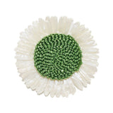 Conjunto de Anéis de Guardanapo Flor Verde Kit com 6 para Festa e Decoração