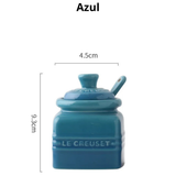 Pote azul+ colher