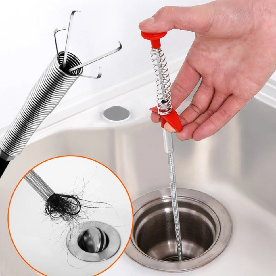 Desentupidor Limpador de Pias e Ralos com Garra Mecânica COMPRE 1 LEVE 2 + Frete Grátis