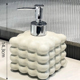 Dispensador de Sabão de Cerâmica para Banheiro e Lavabo
