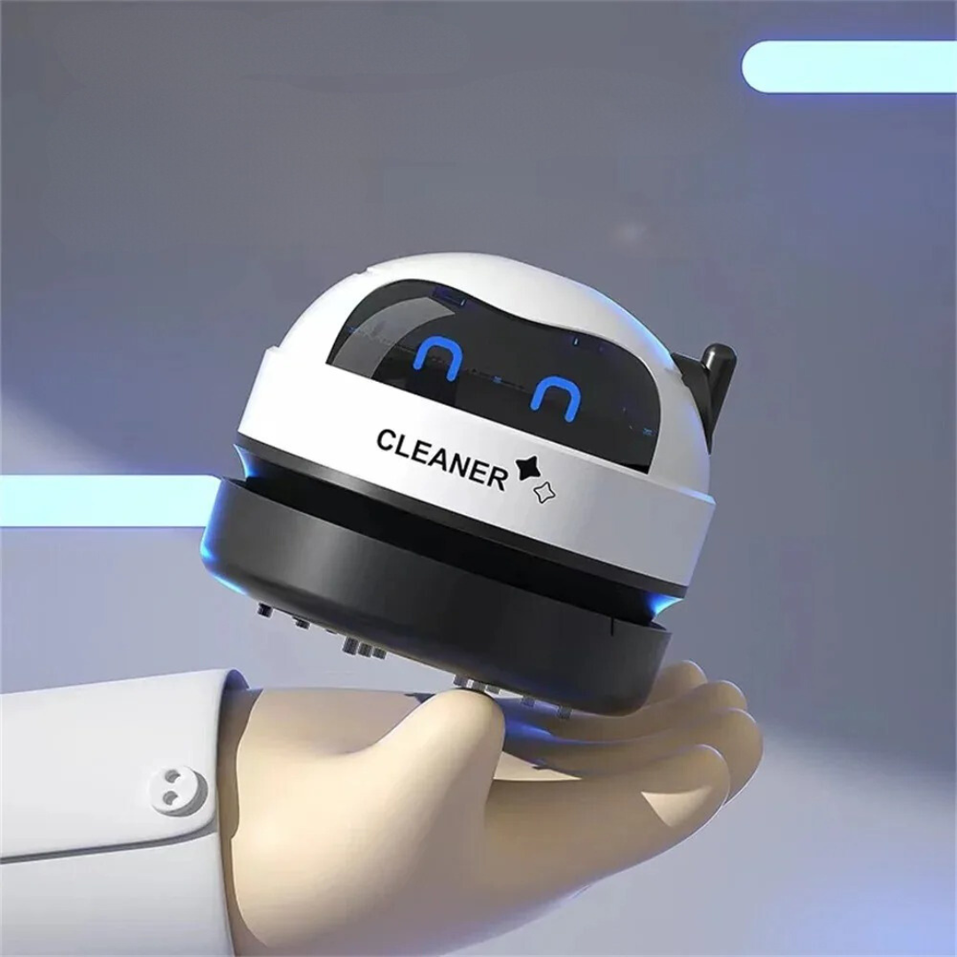 Mini Robô Aspirador de Pó Cleaner Recarregável USB