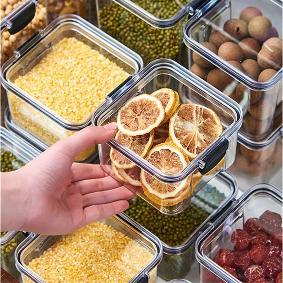 Pote de Armazenamento de Alimentos com Vedação