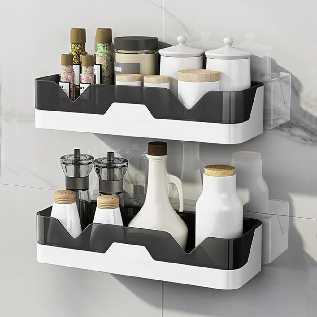 Prateleira de Parede Multifuncional para Cozinha
