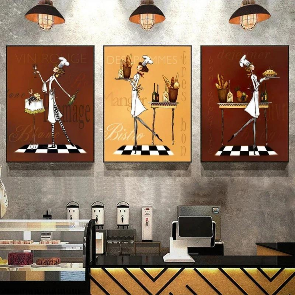 Cartaz para Quadro Decorativo para Cozinha Arte Moderna