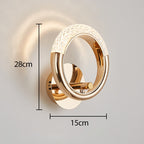 Luminária Arandela Oval de Luxo Cristal - CrystalLux