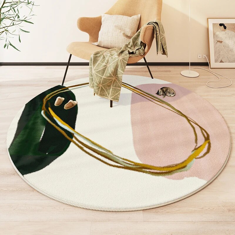 Tapete Decorativo Redondo - AbstractArt!