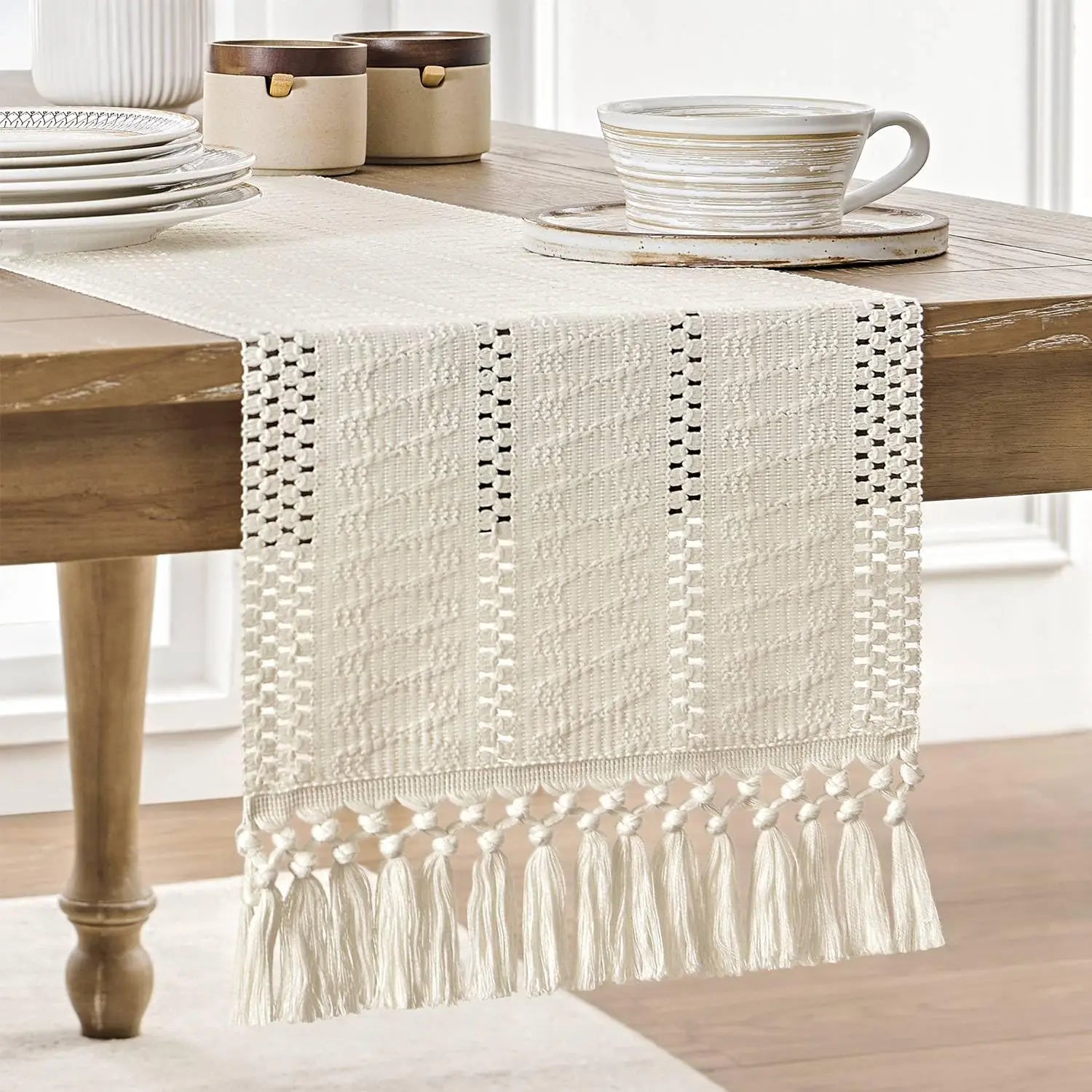 Caminho de Mesa para Decorar com Estilo Boho