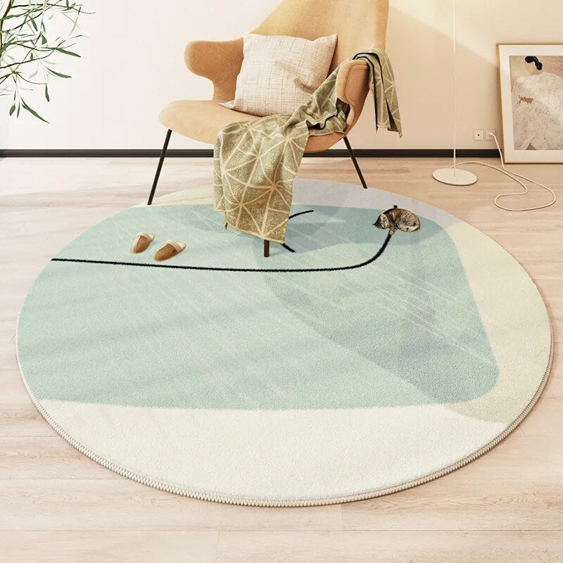 Tapete Decorativo Redondo - AbstractArt!