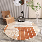 PROMO OUTLET - Tapete Decorativo Orgânico Moderno Redondo - Coleção America