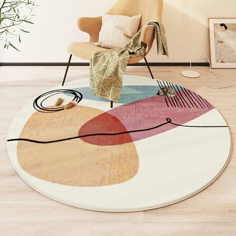 Tapete Decorativo Redondo - AbstractArt!