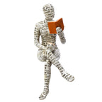 Escultura decorativa de Cerâmica Premuim - Coleção Reflexão Literária