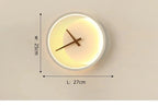 Relógio de Parede Decorativo Moderno com iluminação LED - LumiTime Prestige!