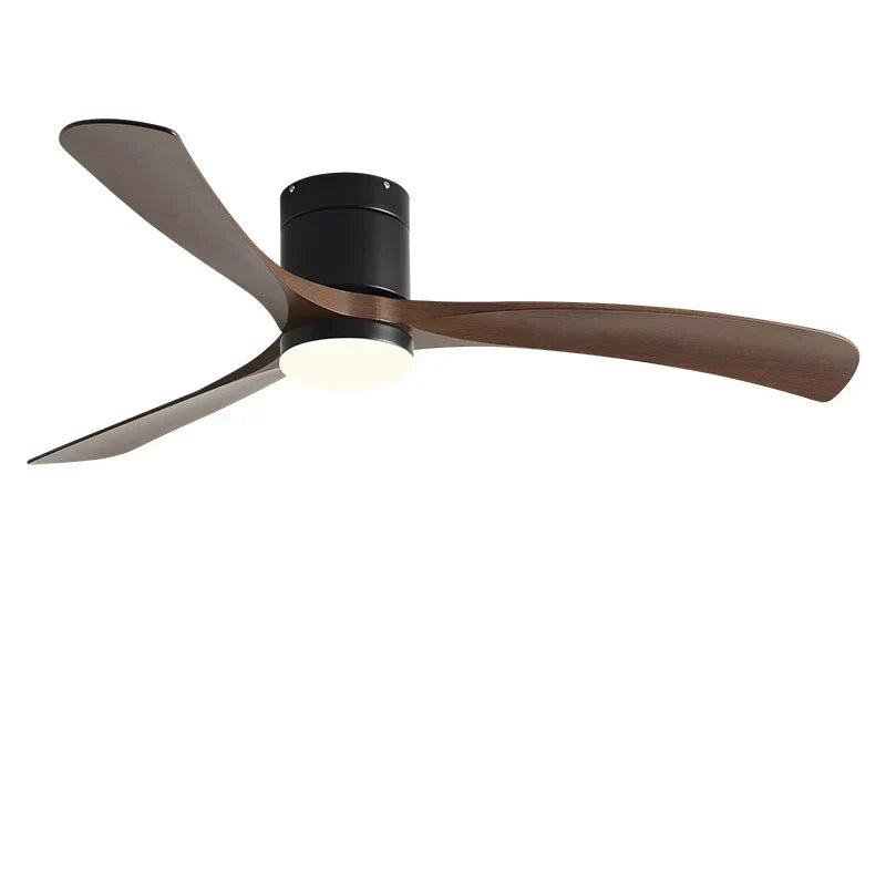 Ventilador de teto moderno com Iluminação e Controle Remoto - ZenithBreeze X2
