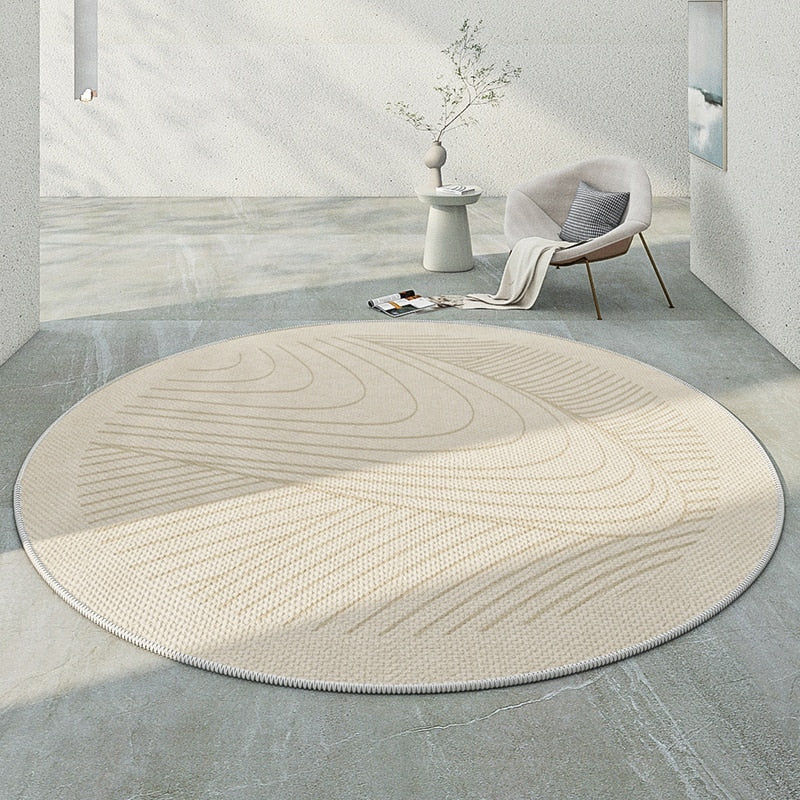 Tapete Decorativo Moderno Redondo - Coleção Japão