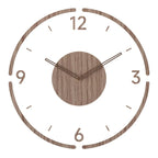 PROMO OUTLET - Relógio de Parede Decorativo Moderno de Madeira - WoodCraft Elite