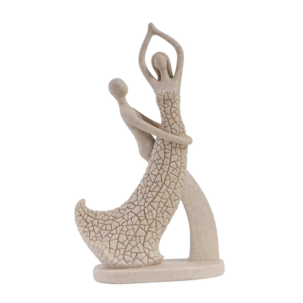 Escultura decorativa de Cerâmica Premuim - Coleção Amor em Movimento