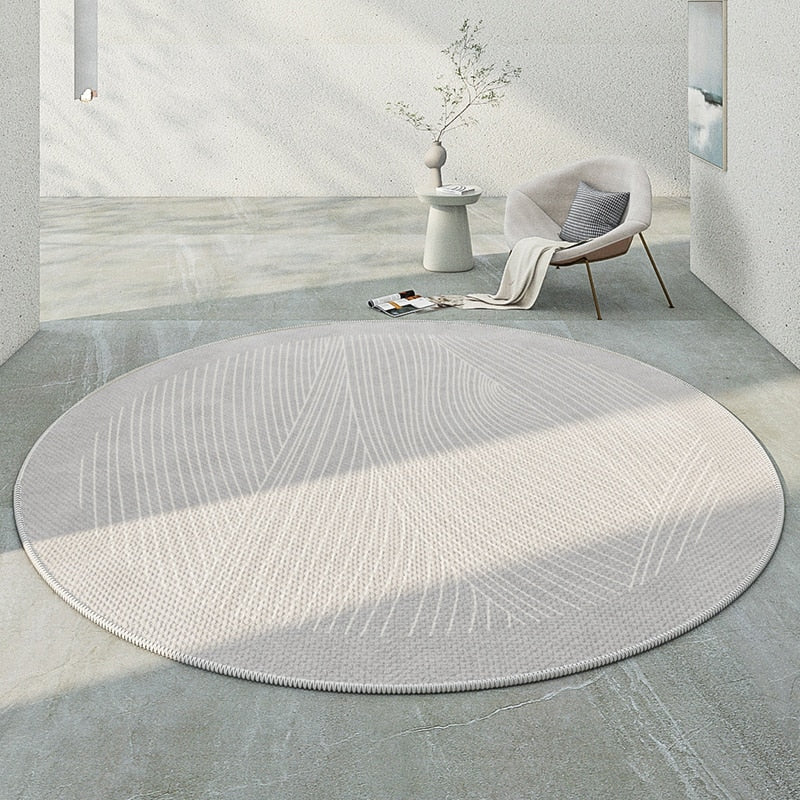 Tapete Decorativo Moderno Redondo - Coleção Japão