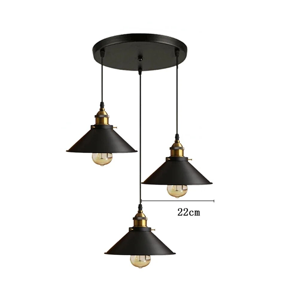 Luminária Pendente Moderna estilo industrial - UrbanGlow