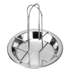 Suporte para Grelha de Frango em Aço Inoxidável