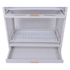Rack Escorredor Organizador Duplo Com Gaveta