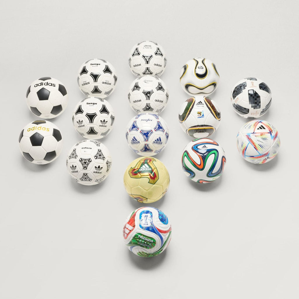 Kit de Minibolas Históricas da Copa do Mundo