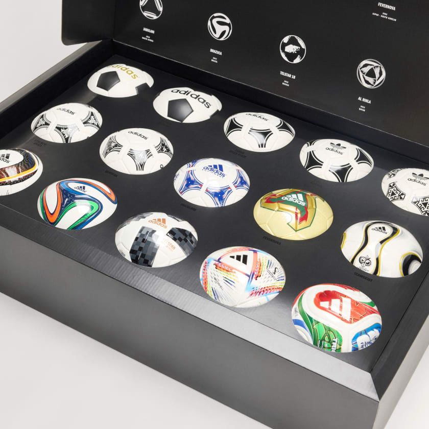 Kit de Minibolas Históricas da Copa do Mundo