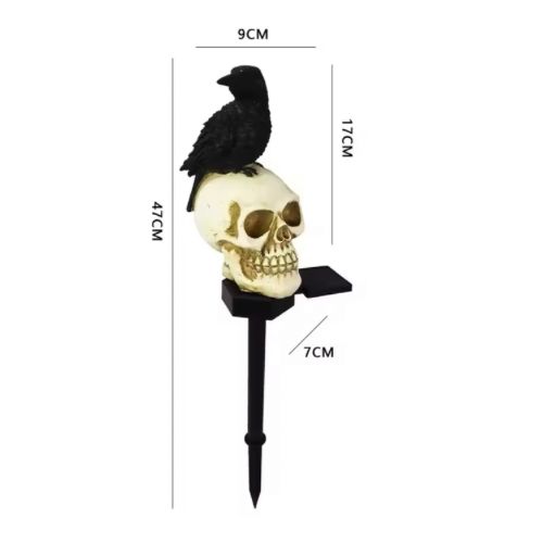 Kit Luminária Solar Abóbora Decorativa - Halloween