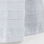 Jogo De Banho 5 Peças 100% Algodão 430g/M² Comfort Branco/Rosê