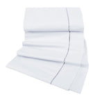 Jogo de Lençol Percal 400 Fios Imperial Ponto Palito Branco