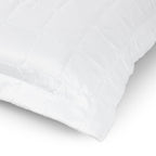Kit Colcha Cobre Leito Matelassê 200 Fios Dupla Face Berlim Branco