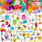 Kit de ovos plásticos recheados com brinquedos surpresa
